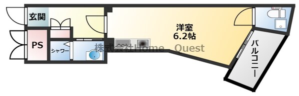 アムールみのりⅤの物件間取画像